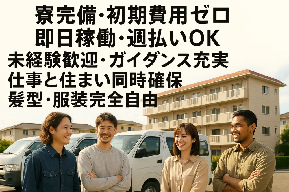 住まい＆仕事同時確保✨✨✨寮ありで安心して働ける軽貨物ドライバー募集｜有限会社神山新聞店