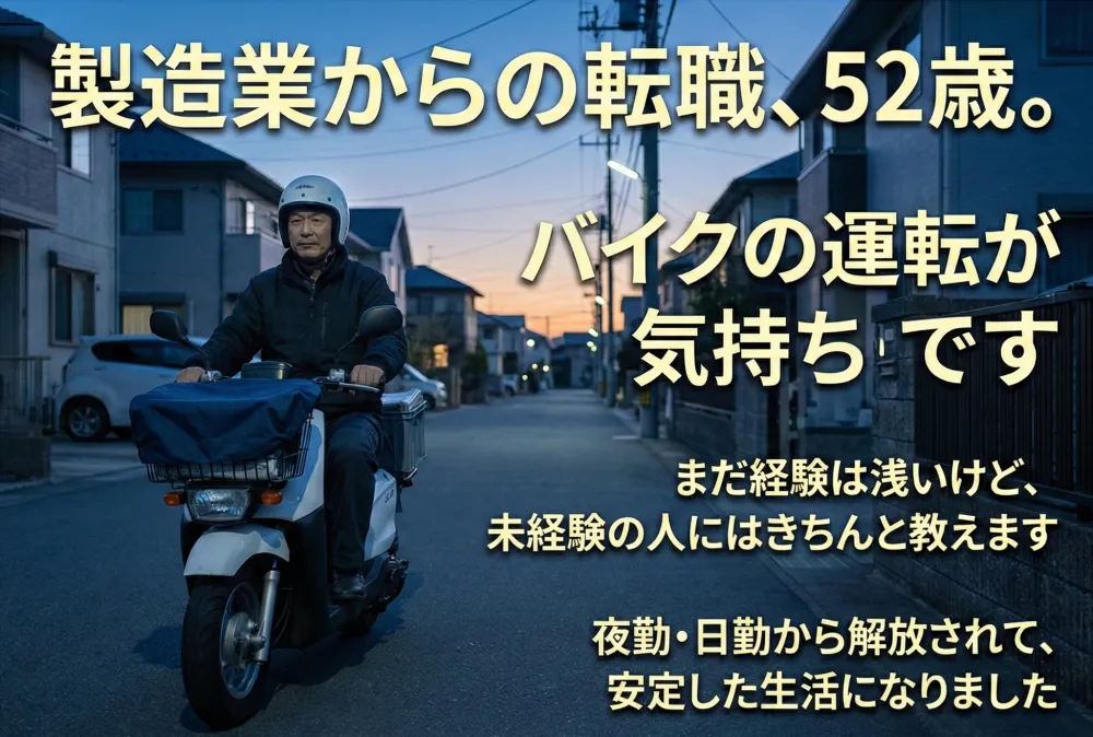 早朝2〜3時間｜朝刊のみ・朝夕刊選択可｜毎日同じ道で安心｜40〜60代も活躍中の新聞配達｜完全週休2日OK｜有限会社神山新聞店