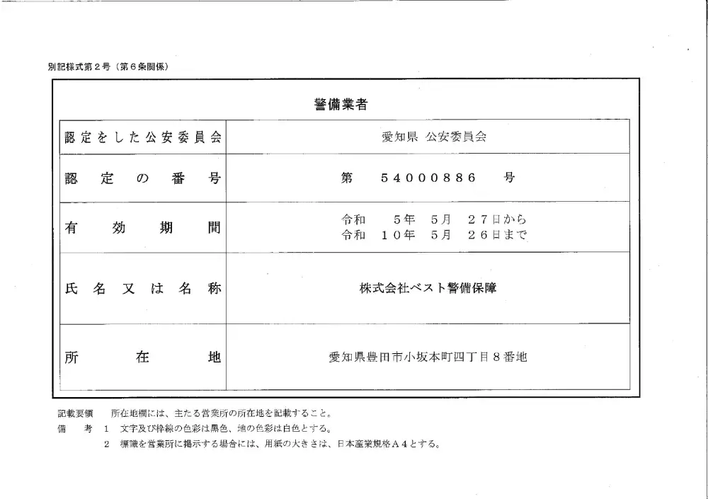 身分証・携帯・保証人・緊急連絡先無しOK！警備員になろう！！｜株式会社ベスト警備保障